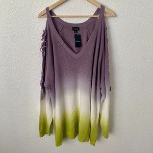 TORRID Size 4 Tie Sleeve Sweater